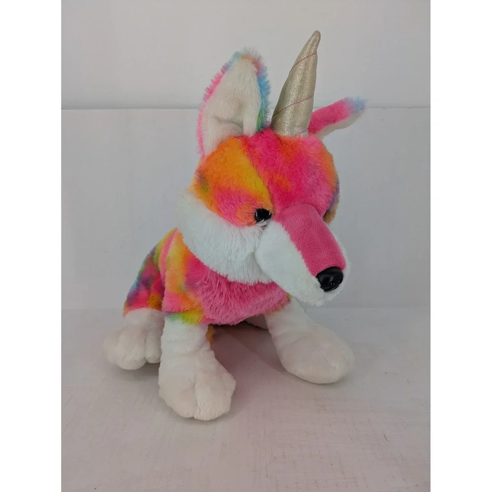 Plush Lot Great Wolf Lodge Wolfie Corn Tie Dye Wild Republic Unipak Arctic Fox